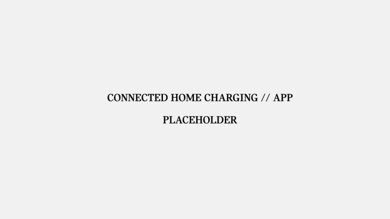 MINI Electromobility - charging - connected home charging