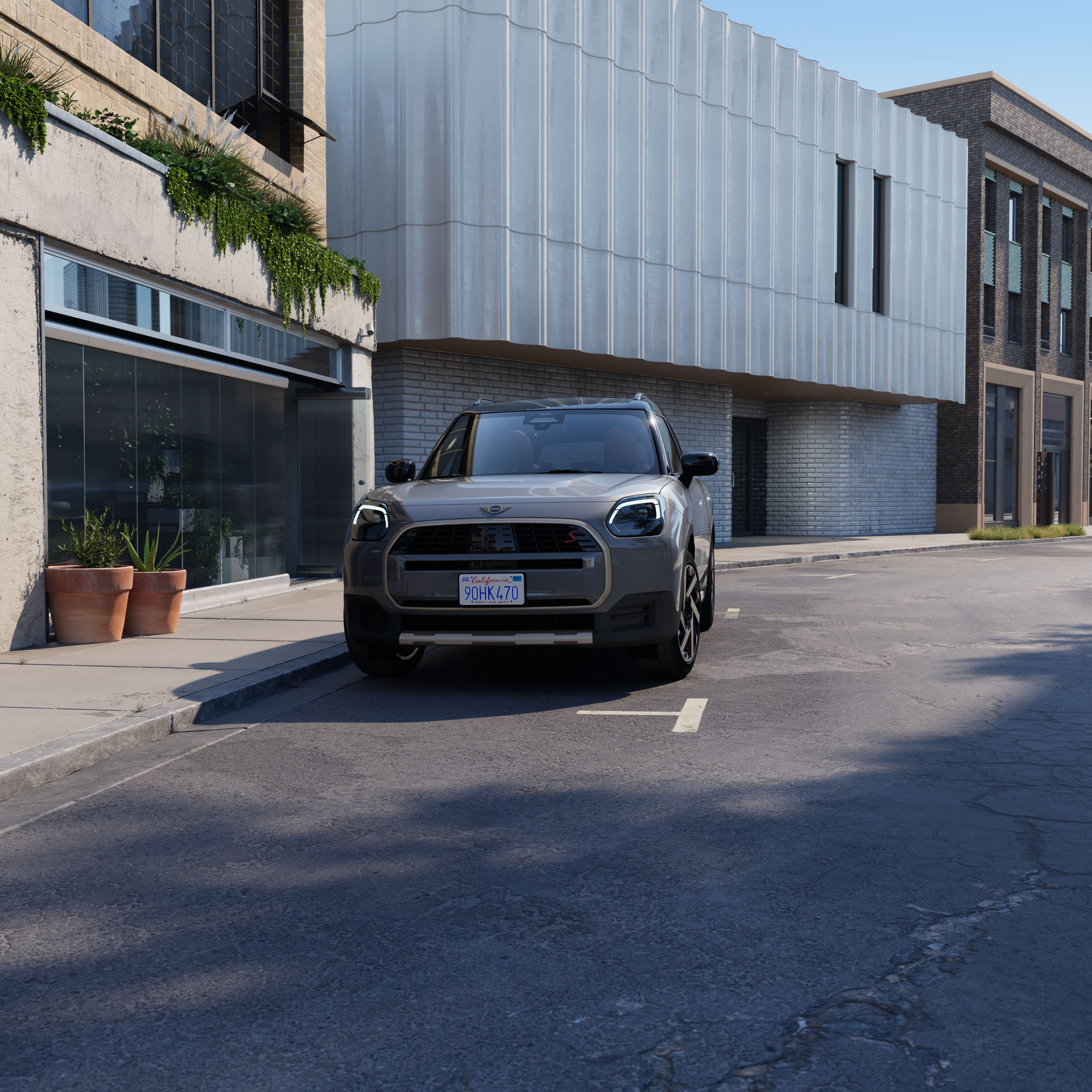 MINI COUNTRYMAN. front view